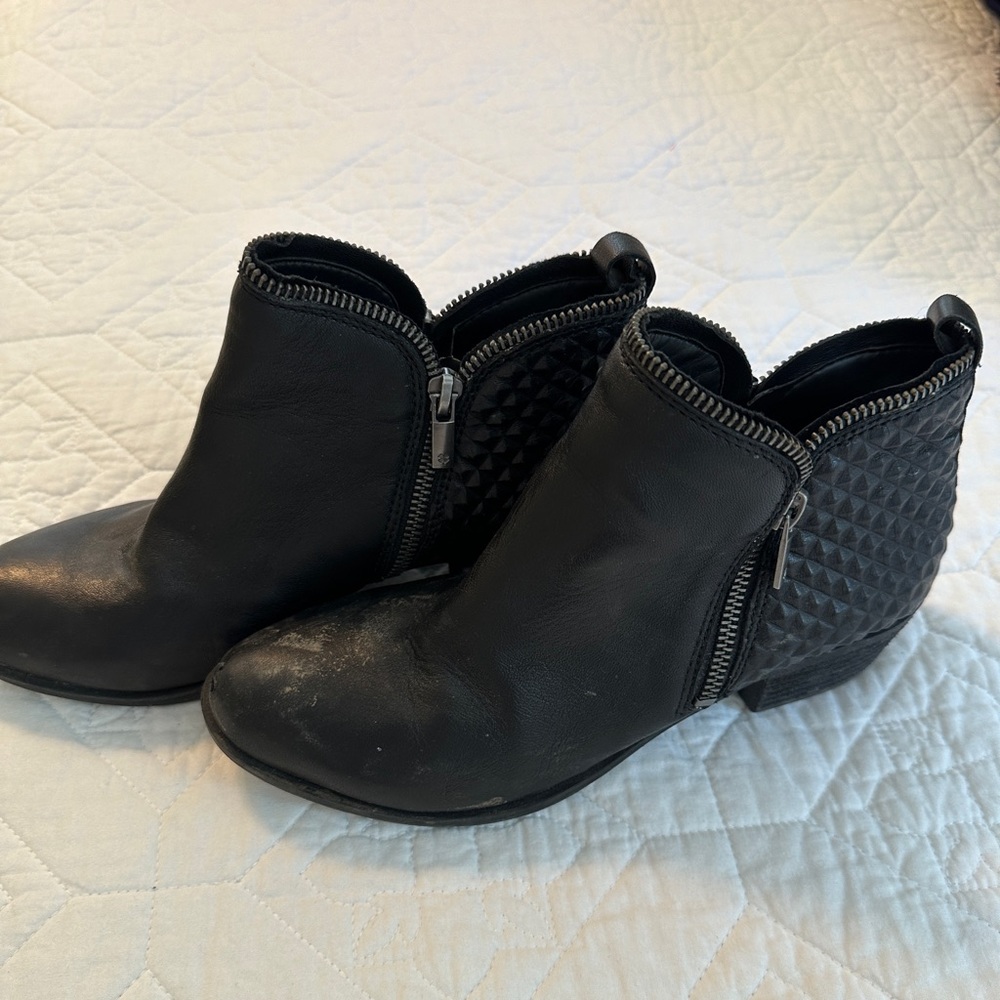 Lucky Brand Black Booties Size 8